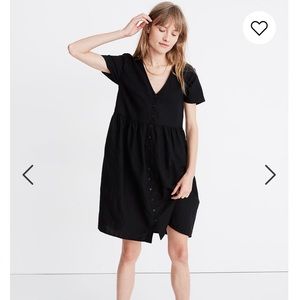 Madewell Linen Button Front Dress